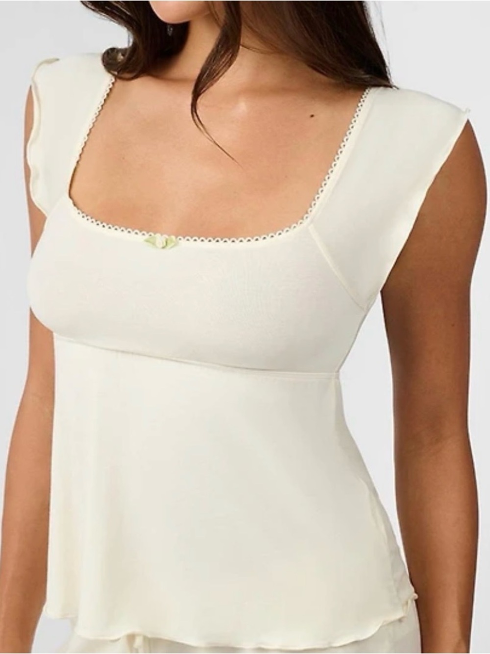 Butter Yellow Baby Doll Top